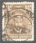 Southern Rhodesia Scott 3 Used